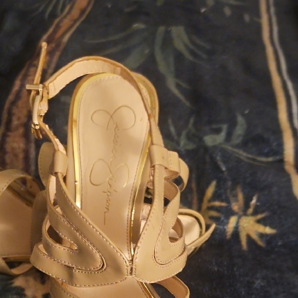 Jessica Simpson Shoes - Jessica Simpson Nude Strappy Heels